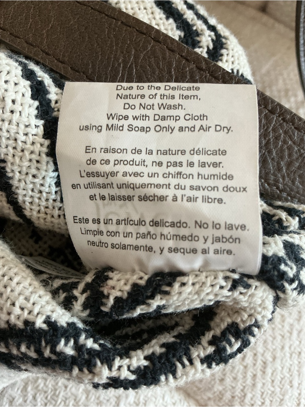 🖤 Thirty-One Jewell Collection Black & Ivory Boho Geometric Tote Bag - Picture 8 of 10